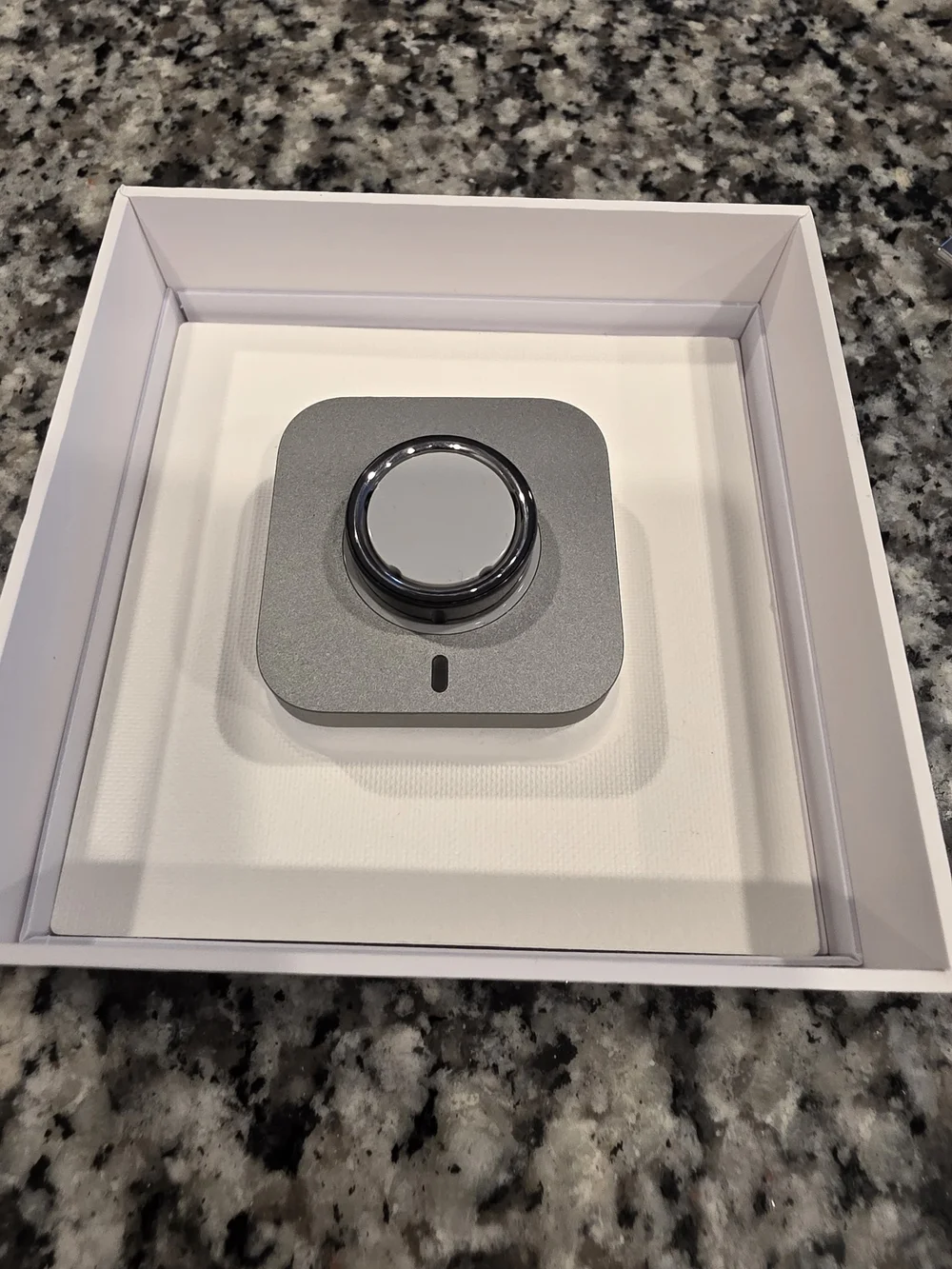 Oura Ring 4 Black and Silver (Size 11)